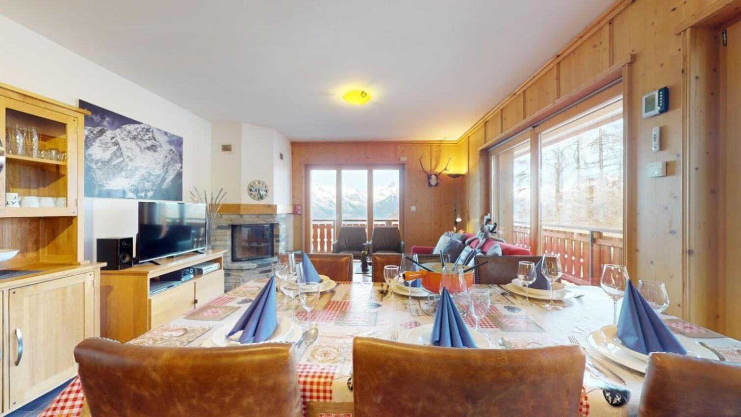 Hauts De Veysonnaz Sauna & View Apartments Екстериор снимка