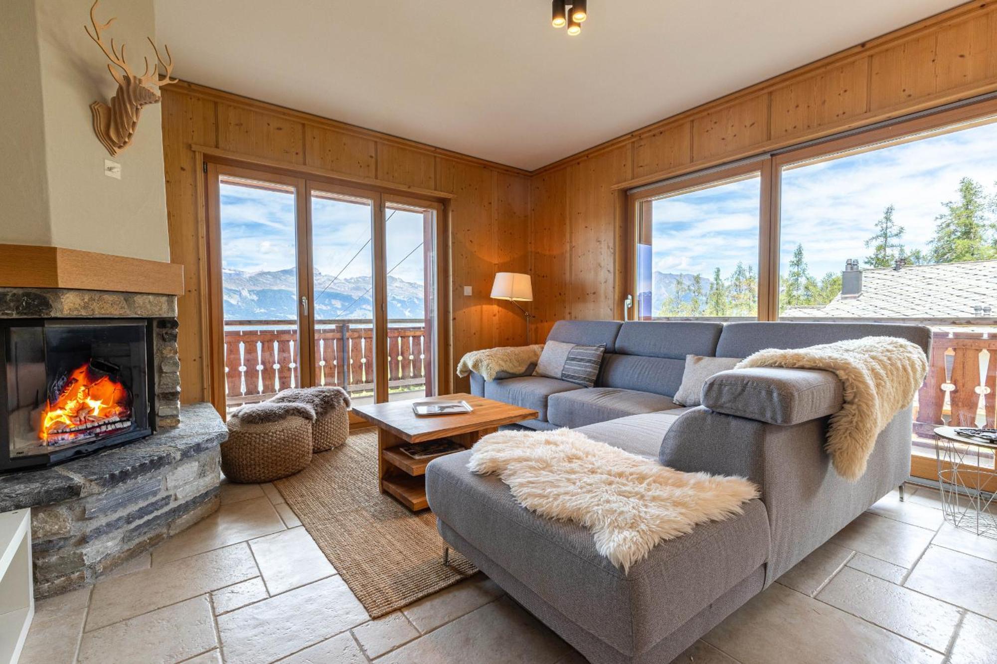 Hauts De Veysonnaz Sauna & View Apartments Екстериор снимка