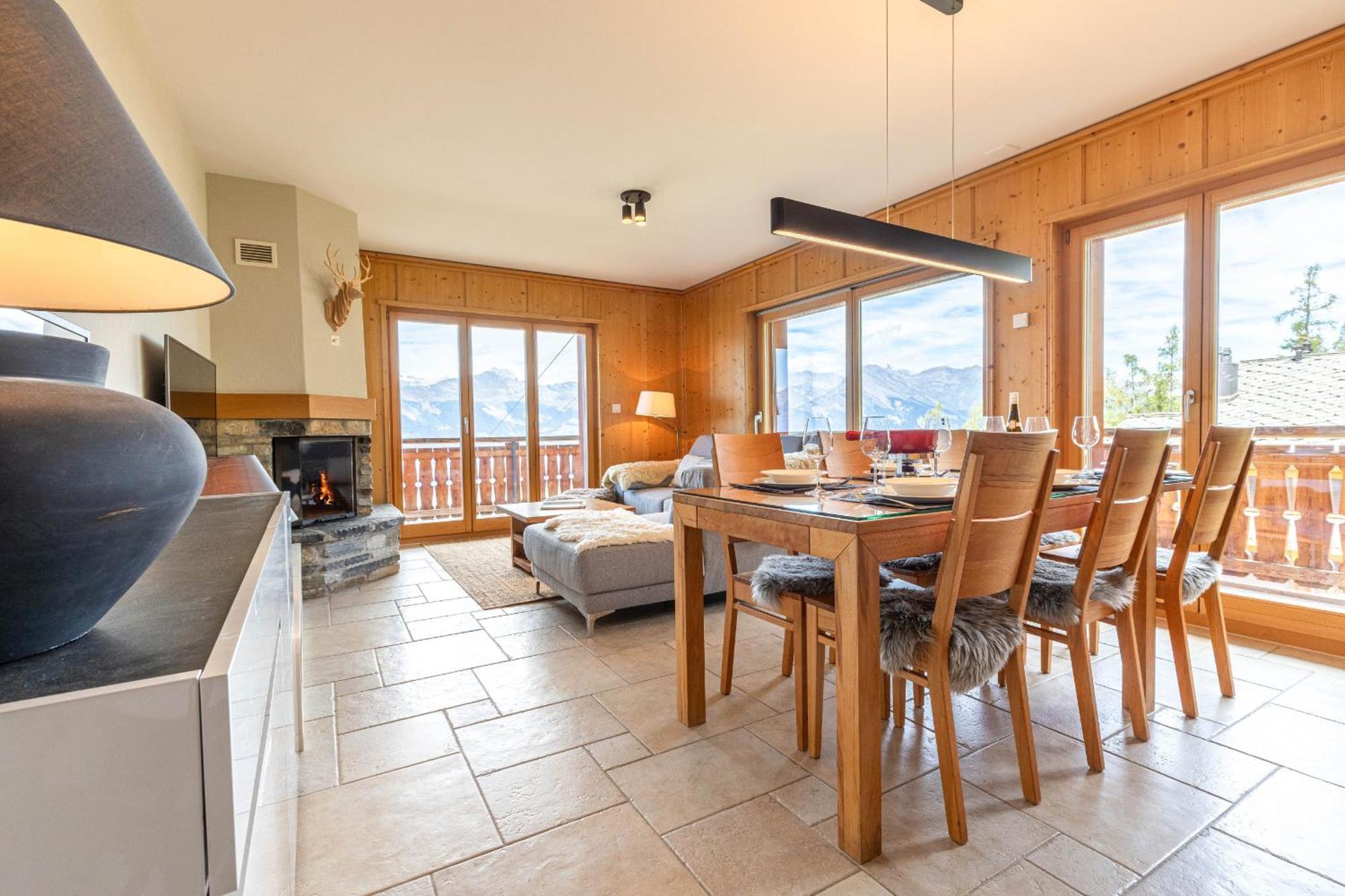 Hauts De Veysonnaz Sauna & View Apartments Екстериор снимка