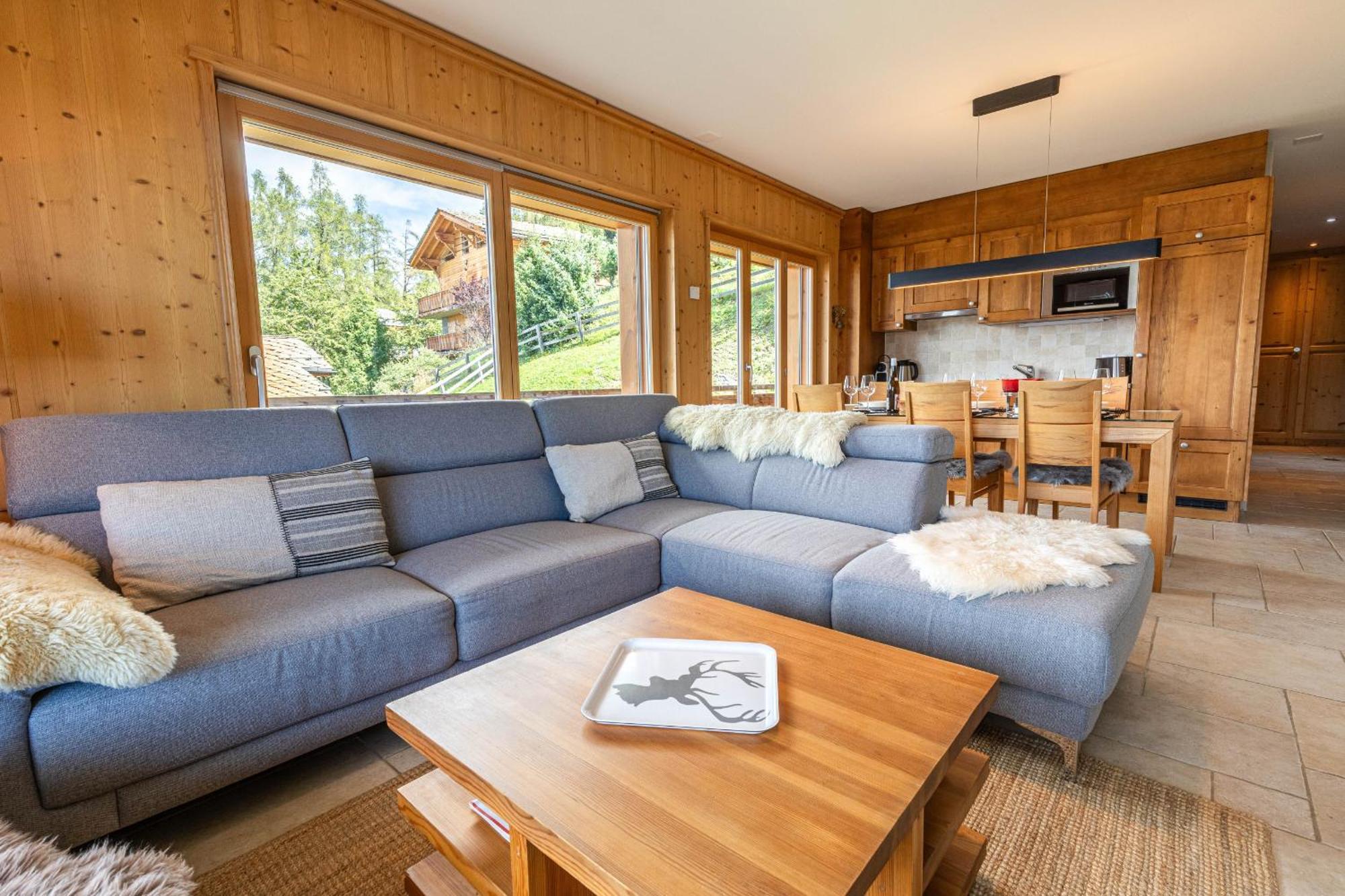 Hauts De Veysonnaz Sauna & View Apartments Екстериор снимка